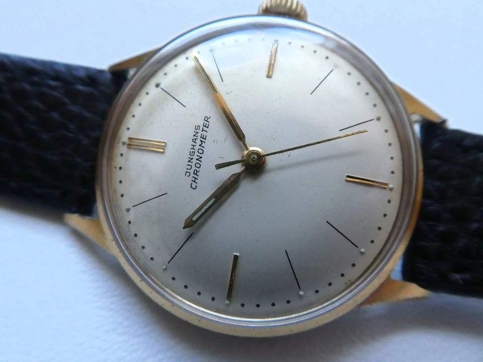 Wow! Elegant Vintage 'Max Bill' JUNGHANS Chronometer Men's dress watch 1958's! - Image 3 of 4