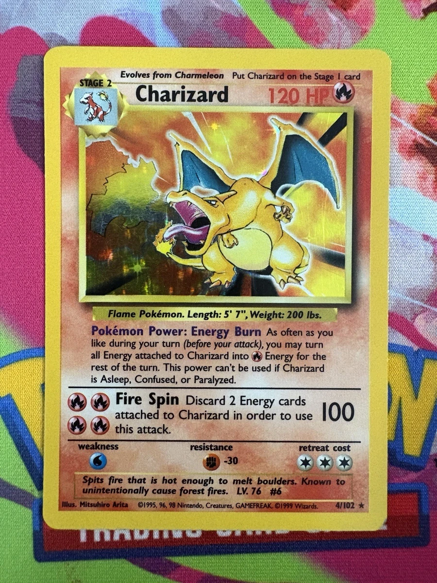 Pokémon Charizard Base Set Cards for sale - eBay