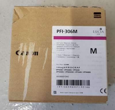 Tintenpatrone Canon PFI-306M Magenta Neu OVP imagePrograf iPF8300 MwSt. 10.2023