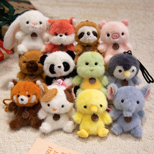 7 Styles Cute Animal Plush Keychain Aroma Pendant Bag Car Charm Toy Gift