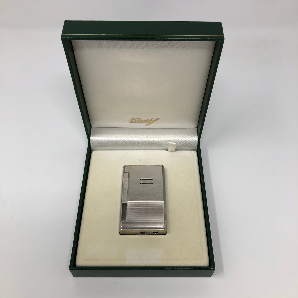AUTHENTIC NOS Davidoff S.T Dupont Palladium Cigar Lighter Jetflame
