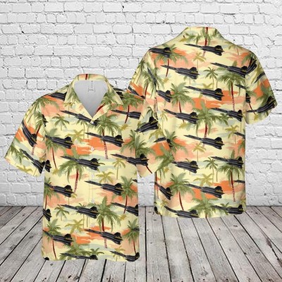 Lockheed YF 12 SR 71 Blackbird NASA Plane Hawaiian Shirt