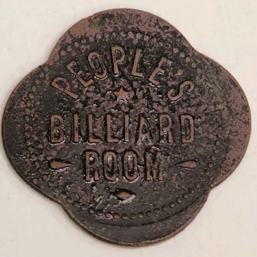 People's Billiard Room Good For 2 & 1/2 Cents Trade Token TC-672867 | eBay