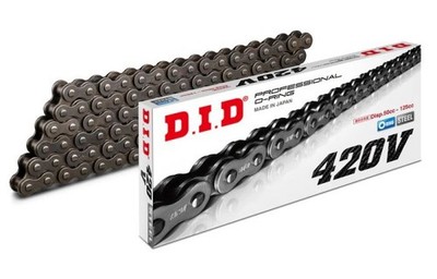 D.I.D 420VX O-Ring Chain 120 Links Quad-Stake Riveted Universal 420VX120RB