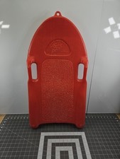 Vtg Ziffco Ziffy-Whomper Sled Red Plastic Toboggan Fast Very Fast