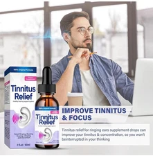 Xxnic Tinnitus Relief Drops 60 ml Healthy Hearing Support System Exp 09/2027
