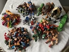 Vintage He-Man MOTU lot, action figures, legs/arms, weapons, parts, read desc