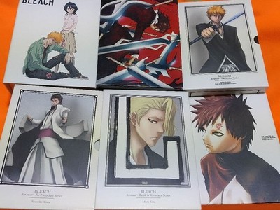 Bleach Naruto DVD Box Cases Set Gaara Shusuke Amagai Ichigo Aizen