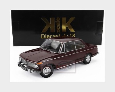 1:18 KK SCALE Bmw L2002 Tii 1-Series 1971 Bordeaux KKDC181076 Modellbau