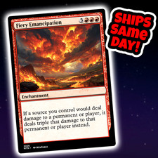 Fiery Emancipation - Custom Art Magic: The Gathering Playtest Card