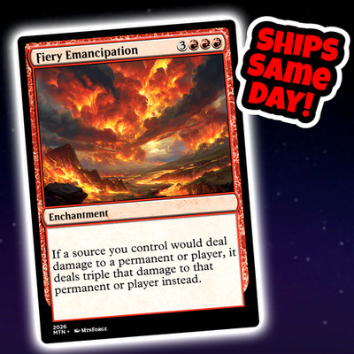 Fiery Emancipation - Custom Art Magic: The Gathering Playtest Card