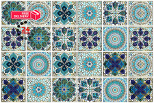 24Pcs Peel and Stick Tile Stickers, 4x4 Bathroom Kitchen Backsplash Ts-104