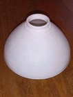 Vintage Milk Glass Waffle Lamp Shade 10" Torchiere Lamp 2.3/4 ” Fitter No Chips