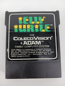 Colecovision ADAM Telly Turtle Family Learning Software w Manual CIB 1984