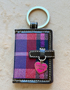 小物 Coach Picture Frame Charm Purple Heart Coach Picture Frame Keychain | eBay