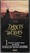 Dances With Wolves VHS 1993 Kevin Costner Orion Used