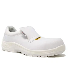 COFRA Men's Stream Composite Toe Non-Metallic ESD Slip-On Work Shoe White - 1039