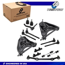 PartsW Chevy S10 1983-1995 14Pc Front Suspension Steering Control Arm Kit