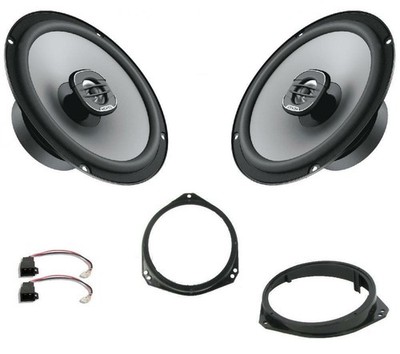Vauxhall Tigra Front Door Speaker Upgrade Kit Hertz UNO Coaxial 220w 165mm 6.5''
