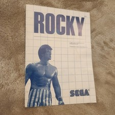 Rocky  **Instruction Manual Only**(Sega Master System) - QwikShip!