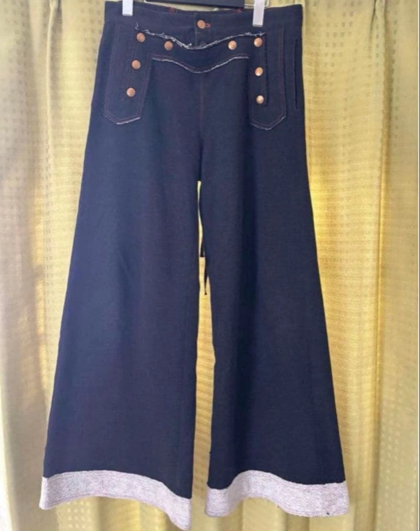 パンツ gaultier line wide slacks pants archive Jean Paul Gaultier // Femme Wide Leg Pant – VSP Consignment