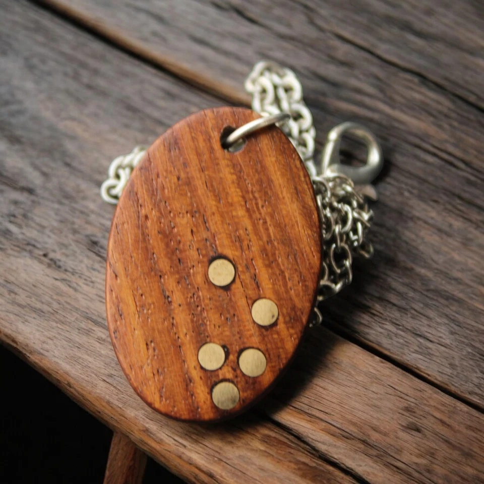 Regalo de 5 años de aniversario para ella collar de madera para mujer joyería de madera regalo de madera Foto 4 de 4