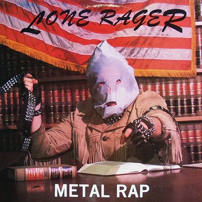 The Lone Rager Metal Rap Vinyl Single 12inch NEAR MINT Megaforce Records