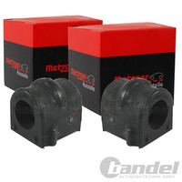 2X Metzger 21Mm Stabilager Vorne Beidseitig Passend FÜR Opel Zafira Links+Rechts