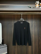 Brunello Cucinelli Men's Breathable Casual Wool Knit Sweater