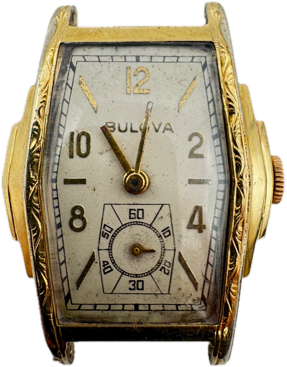Vintage 1938 Bulova Ben Hur Men's Mechanical Wristwatch 10 AE USA