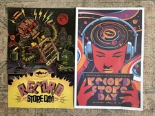 DOGFISH HEAD Poster Lot Of 2 - 2020, 2021 Official Beer Record Store Day