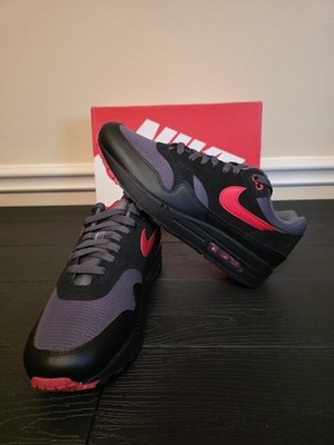 Nike Air Max 1 Essential ''Vamps'' Black/University Red-Iron Grey FZ5808-008