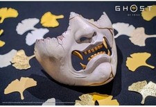 Ghost of Yotei Edición Coleccionista Menpo Máscara Set Tarjeta Artística Papercraft Nuevo