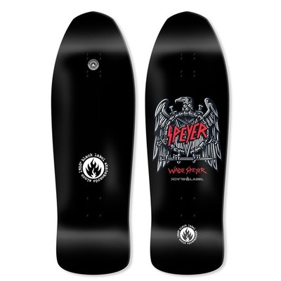 Bender）BLACK LABEL FIRE IT UP Deck Black Label Flame 1988 Black