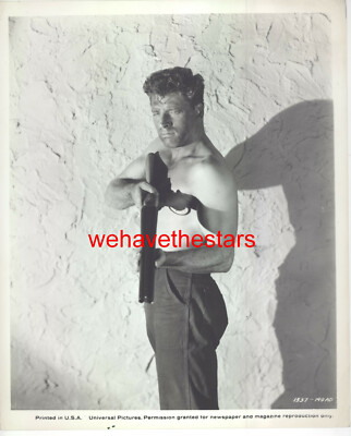 Vintage Burt Lancaster BEEFCAKE SEXY '47 BRUTE FORCE Publicity Portrait
