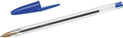 Cristal Original Ball Point Pen - Pack of 30 Pens - Medium Point (1.0 mm)-Blue