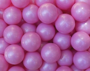 pink ball pit balls