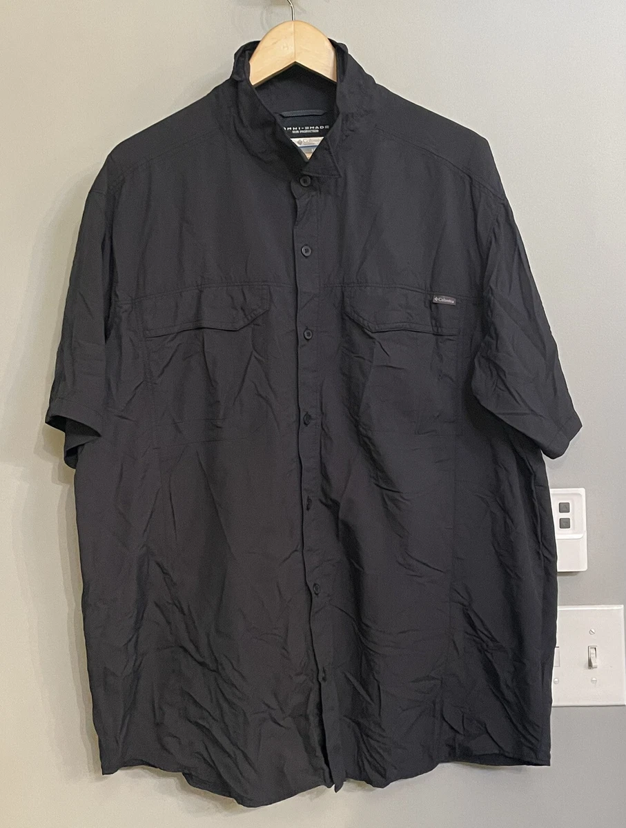 Columbia Omni Shade Shirt Button Up sun protection fishing outdoors mens  xxl euc | eBay