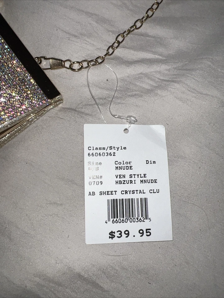 Bolso de Mano David’s Bridal Champagne Crystal’s con Correa Foto 3 de 3