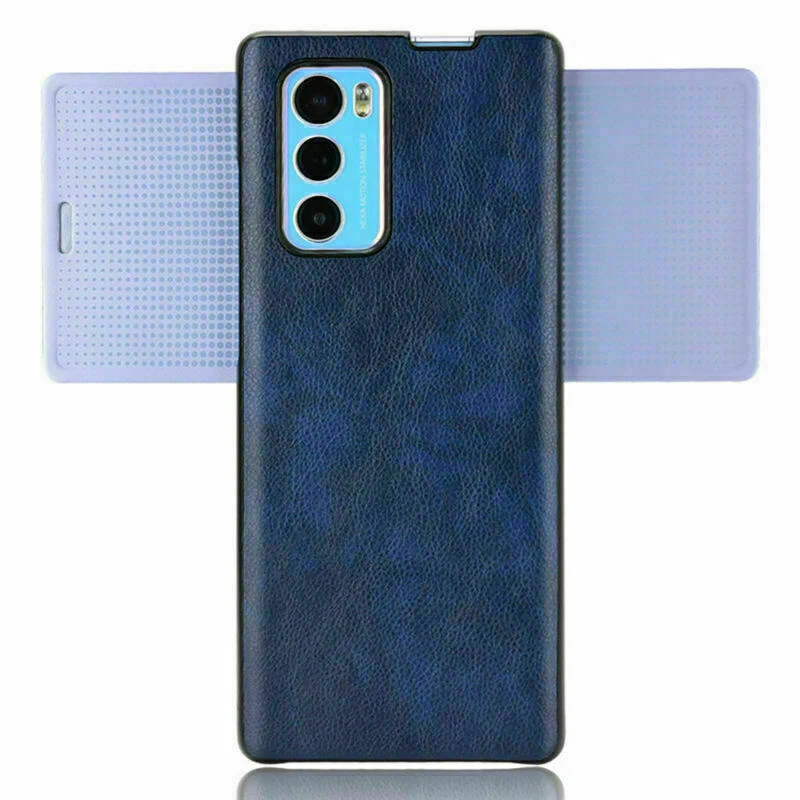 Phone Case Solid Color Back Cover Wear-resistant Retro Shell for LG Wing 5G