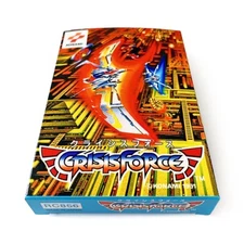 CRISIS FORCE - Empty box replacement spare case for Famicom with tray, Konami