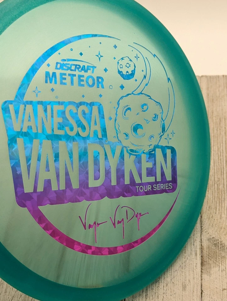 New Discraft 2021 Van Dyken TS Metallic Z Meteor Midrange Golf Disc 177+ grams  - Image 4 of 4