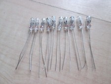 10 Miniature Light Bulbs 12v 0.6w 18 3mm Incandescent Gauges Clusters E46k 10 Miniature Light Bulbs 12v 0.6w 18 3mm Incandescent Gauges Clusters E46k