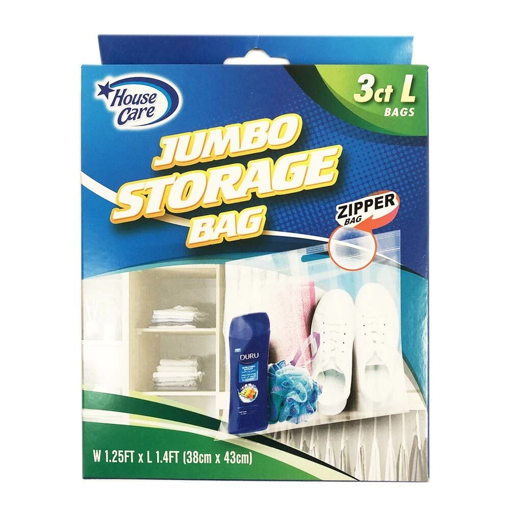 Oversized plastic on sale storage bags