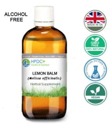 HPDC+ Lemon Balm - Melissa officinalis tincture/extract-acute ailments Alcohol Free