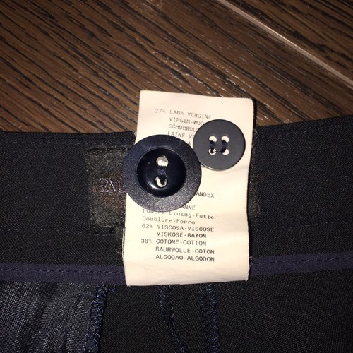 Pantalones vintage Emporior Armani de pierna ancha mezcla algodón talla 38 IT/2 EE. UU. - Imagen 6 de 6