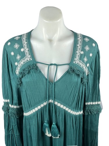 BOHO BIRD Green Layers Of Love Maxi Dress Size 20 BNWT - Picture 4 of 10