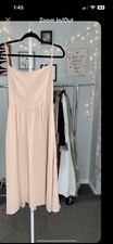 Reformation Womens Size 10 Pale Pink Midi Dress