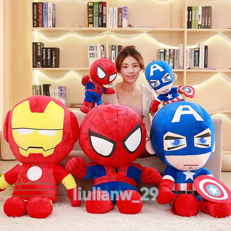 Muñeco de peluche Spider-Man Comics - Juguete de peluche de algodón PP grande de 1 m para niños regalo Foto 2 de 4