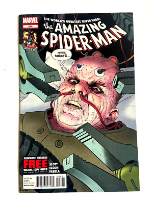 AMAZING SPIDER-MAN #698 Key Issue -Doc Octopus Discovers Spidey's True Identity